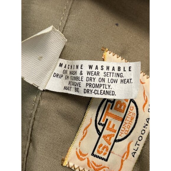 VTG SafTBak Bird Duck Waterfowl Hunting Jacket M & Pants 36x30 Coat Canvas READ - Picture 9 of 16